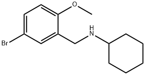 N-(5-BROMO-2-METHOXYBENZYL)CYCLOHEXANAMINE 结构式