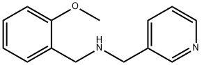 N-(2-甲氧基苄基)-1-(吡啶-3-基)甲胺 结构式