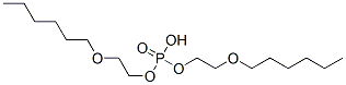 bis[2-(hexyloxy)ethyl] hydrogen phosphate  结构式
