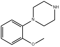 1-(2-甲氧苯基)哌嗪 结构式