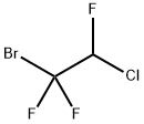 1-溴2-氯-1,1,2-三氟乙烷 结构式