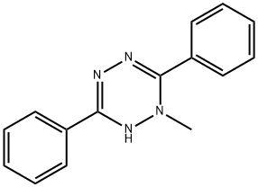 1-Methyl-1,4-dihydro-3,6-diphenyl-1,2,4,5-tetrazine 结构式