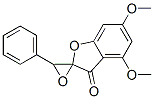 4,6-Dimethoxy-3'-phenylspiro[benzofuran-2(3H),2'-oxiran]-3-one 结构式
