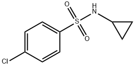 4-氯-N-环丙基苯磺酰胺 结构式