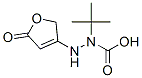 Hydrazinecarboxylic acid, 2-(2,5-dihydro-5-oxo-3-furanyl)-, 1,1-dimethylethyl 结构式