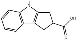 1,2,3,4-tetrahydro-cyclopenta[b]indole-2-carboxylic acid 结构式