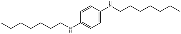 N,N'-DIHEPTYL-P-PHENYLENEDIAMINE 结构式