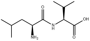 DL-亮氨酰-DL-缬氨酸 结构式