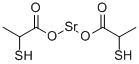 strontium bis(2-mercaptopropionate) 结构式