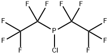 CHLORO(BIS-PENTAFLUOROETHYL)PHOSPHINE 结构式