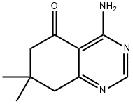 4-氨基-7,7-二甲基-7,8-二氢-5(6H)-喹唑啉ONE 结构式