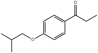1-(4-异丁氧基苯基)丙-1-酮 结构式