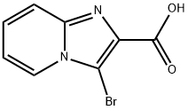 3-BROMOIMIDAZO[1,2-A]PYRIDINE-2-CARBOXYLIC ACID 结构式