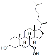 cholesterol 7 beta-hydroperoxide 结构式