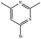 4-溴-2,6-二甲基嘧啶 结构式