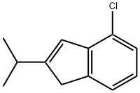 4-CHLORO-2-ISOPROPYL-1H-INDENE 结构式