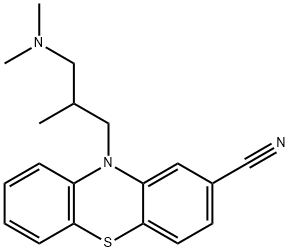 氰美马嗪 结构式