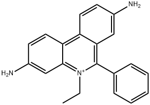 5-乙基-6-苯基菲啶-5-鎓-3,8-二胺 结构式