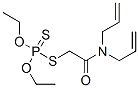 Phosphorodithioic acid S-[2-(di-2-propenylamino)-2-oxoethyl]O,O-diethyl ester 结构式