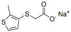 (3-Thenylthio)acetic acid sodium salt 结构式