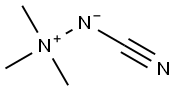 2-Cyano-1,1,1-trimethylhydrazin-1-ium-2-ide 结构式