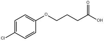 4-(P-氯苯氧基)丁酸 结构式