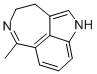 3,4-Dihydro-6-methyl-1H-azepino[5,4,3-cd]indole 结构式