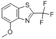 4-METHOXY-2-(TRIFLUOROMETHYL)BENZOTHIAZOLE 结构式