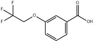 3-(2,2,2-三氟乙氧基)苯甲酸 结构式