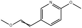 Pyridine, 2-methoxy-5-(2-methoxyethenyl)- (9CI) 结构式