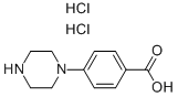 4-哌嗪-1-基苯甲酸盐酸盐 结构式