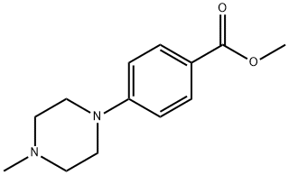 METHYL 4-(4-METHYLPIPERAZIN-1-YL)BENZOATE 结构式