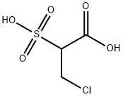 3-chloro-2-sulphopropionic acid 结构式