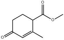 2-甲基-4-氧代-2-环己烯-1-羧酸甲酯 结构式