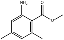 2-氨基-4,6-二甲基苯甲酸甲酯 结构式