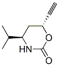 2H-1,3-Oxazin-2-one,6-ethynyltetrahydro-4-(1-methylethyl)-,(4R,6R)-(9CI) 结构式