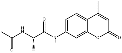 乙酰化-L-丙氨酸-AMC 结构式