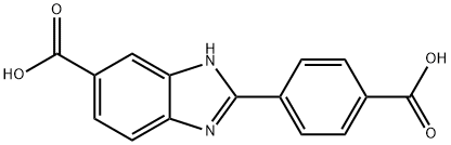 2-(4-CARBOXYPHENYL)-1H-BENZIMIDAZOLE-5-CARBOXYLIC ACID 结构式
