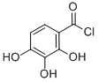 BENZOYL CHLORIDE,2,3,4-TRIHYDROXY- 结构式