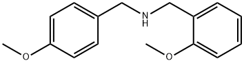 N-(2-甲氧基苄基)-1-(4-甲氧基苯基)甲胺 结构式