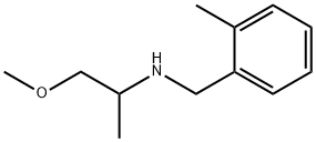 (2-METHOXY-1-METHYL-ETHYL)-(2-METHYL-BENZYL)-AMINE 结构式