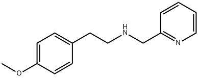 2-(4-甲氧基苯基)-N-(吡啶-2-基甲基)乙-1-胺 结构式