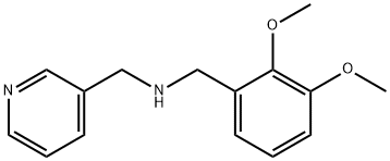 (2,3-二甲氧基苯基)甲基][(吡啶-3-基)甲基]胺 结构式