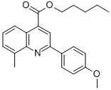 PENTYL2-(4-METHOXYPHENYL)-8-METHYL-4-QUINOLINECARBOXYLATE