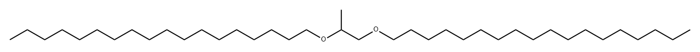 1,1'-[(1,2-Propanediyl)bisoxy]bisoctadecane 结构式