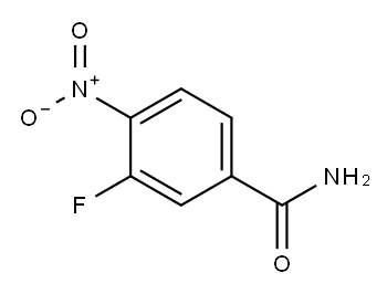 3-氟-4-硝基苯甲酰胺 结构式