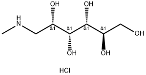 N-甲基-D-葡糖胺盐酸盐[用于缓冲溶液] 结构式
