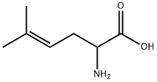 2-氨基-5-甲基-己-4-烯酸 结构式