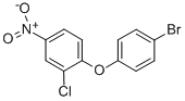 1-(4-bromophenoxy)-2-chloro-4-nitrobenzene 结构式