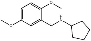 CYCLOPENTYL-(2,5-DIMETHOXY-BENZYL)-AMINE 结构式